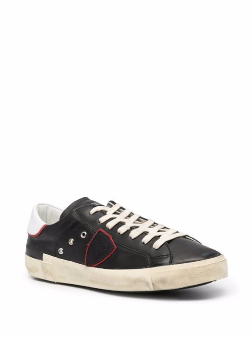Sneakers Prsx Veau - Noir Rouge PHILIPPE MODEL | PRLUV025X